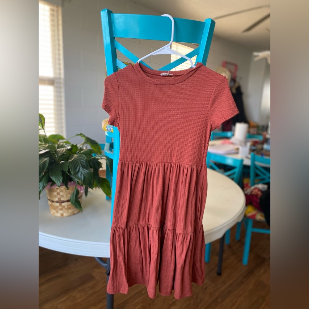 See You Monday Orange/red women’s dress. Size small.